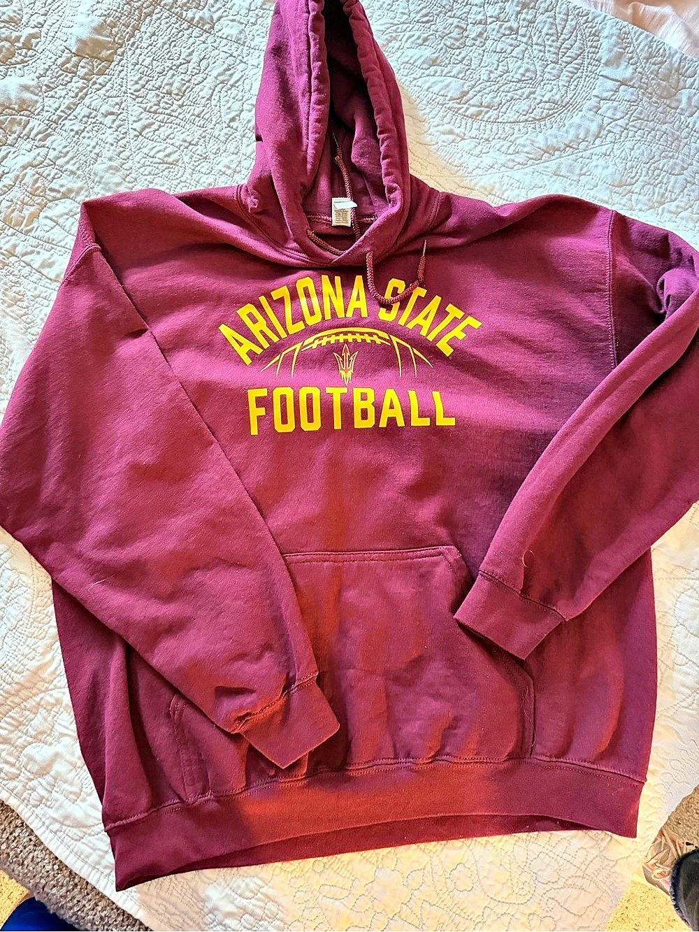Arizona State Football Hoodie maroon
